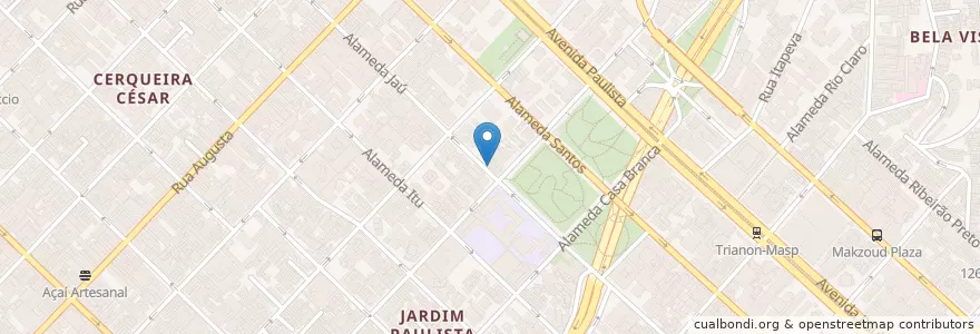 Mapa de ubicacion de Via Stella en Brasil, Región Sudeste, San Pablo, Região Geográfica Intermediária De São Paulo, Região Metropolitana De São Paulo, Região Imediata De São Paulo, San Pablo.