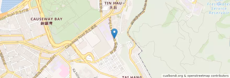 Mapa de ubicacion de Sushi Shin en Китай, Гуандун, Гонконг, Гонконг, Новые Территории, 灣仔區 Wan Chai District.