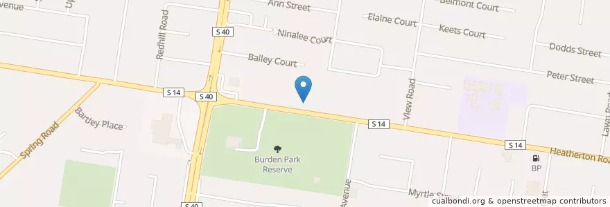 Mapa de ubicacion de Eye Clinic en オーストラリア, ビクトリア, City Of Greater Dandenong.