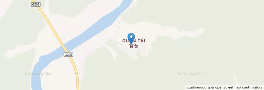 Mapa de ubicacion de 马金齐溪边界 en China, Zhejiang, 衢州市, 开化县 (Kaihua), 马金齐溪边界, 齐溪镇, 马金镇.
