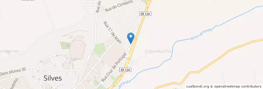 Mapa de ubicacion de U Monchiqueiro 2 en Portekiz, Algarve, Algarve, Faro, Silves, Silves.