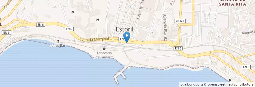 Mapa de ubicacion de 412, 418, 456 (Sintra) en 葡萄牙, Área Metropolitana De Lisboa, Lisboa, Grande Lisboa, Cascais, Cascais E Estoril.
