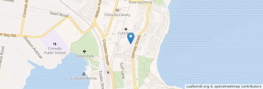 Mapa de ubicacion de Paul Goh en Avustralya, New South Wales, Sutherland Shire Council, Sydney.
