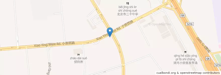 Mapa de ubicacion de 麦当劳 en 중국, 베이징시, 허베이성, 海淀区.