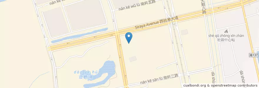 Mapa de ubicacion de 總理大餐廳 en 臺灣, 臺南市, 新市區.