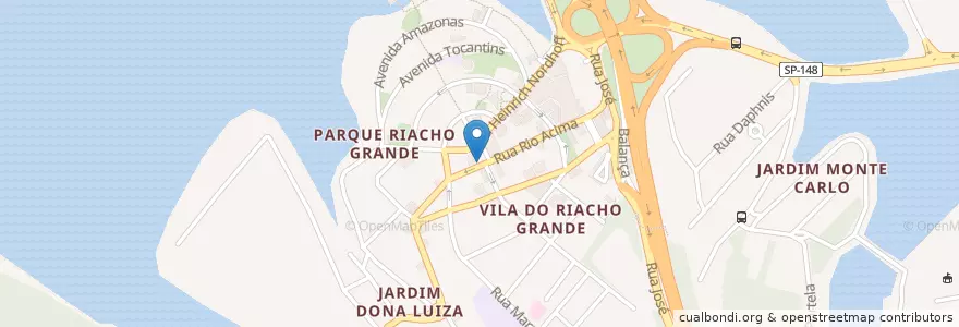 Mapa de ubicacion de Igreja Internacional da Graça de Deus en Brazilië, Regio Zuidoost, São Paulo, Região Geográfica Intermediária De São Paulo, Região Metropolitana De São Paulo, Região Imediata De São Paulo, São Bernardo Do Campo.