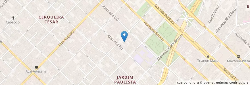 Mapa de ubicacion de Restaurante Panaramico en Brasile, Regione Sudest, San Paolo, Região Geográfica Intermediária De São Paulo, Região Metropolitana De São Paulo, Região Imediata De São Paulo, San Paolo.