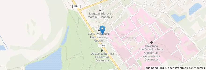 Mapa de ubicacion de Take & wake en روسيا, Центральный Федеральный Округ, فلاديمير أوبلاست, Городской Округ Владимир.