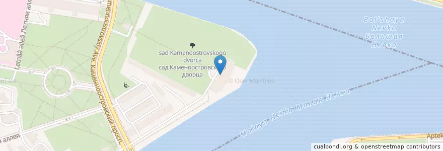 Mapa de ubicacion de Академия талантов en Russland, Föderationskreis Nordwest, Oblast Leningrad, Sankt Petersburg, Приморский Район, Округ Чкаловское.