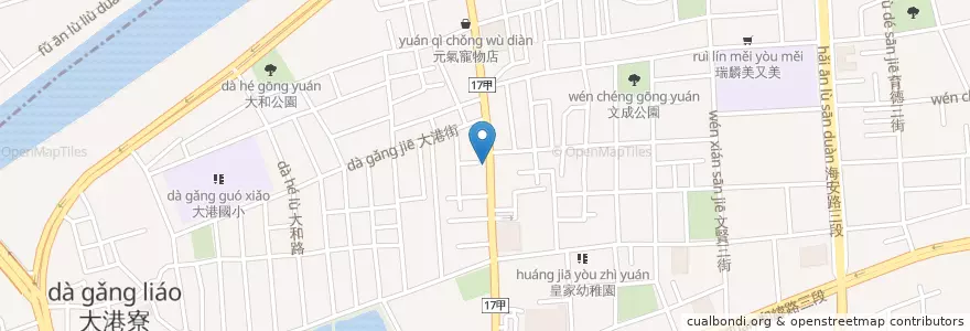 Mapa de ubicacion de 永興牙醫 en Taiwan, Tainan, Distretto Settentrionale.