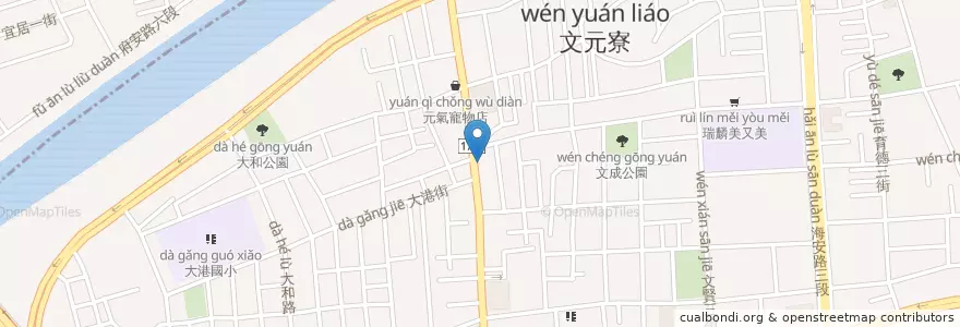 Mapa de ubicacion de 王界三小兒科 en Taïwan, Tainan, District Nord.