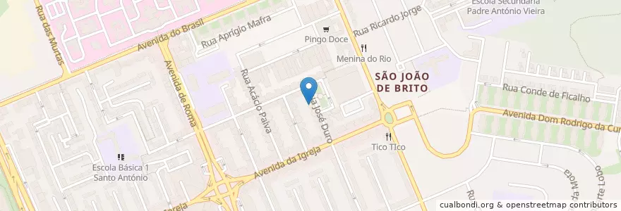 Mapa de ubicacion de Montepio en Portugal, Área Metropolitana De Lisboa, Lisboa, Grande Lisboa, Lisboa, Alvalade.