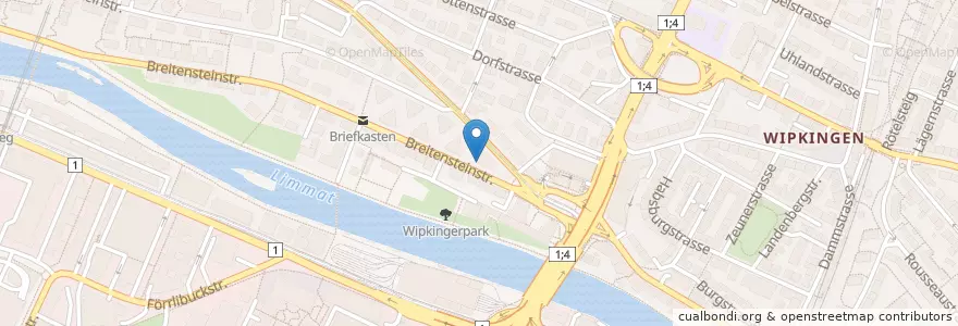 Mapa de ubicacion de 26 Rose Garden en Schweiz/Suisse/Svizzera/Svizra, Zürich, Bezirk Zürich, Zürich.