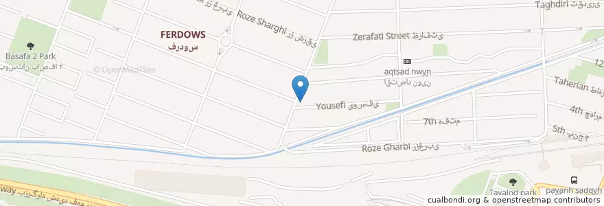 Mapa de ubicacion de مسجد امام حسن عسکری en Irán, Teherán, شهرستان تهران, Teherán, بخش مرکزی شهرستان تهران.