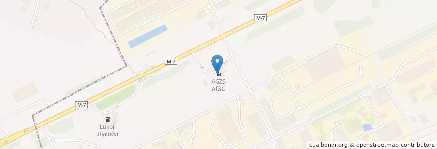 Mapa de ubicacion de АГЗС en Rusia, Центральный Федеральный Округ, Владимирская Область, Городской Округ Владимир.
