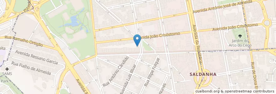 Mapa de ubicacion de Montepio en Portugal, Área Metropolitana De Lisboa, Lisboa, Grande Lisboa, Lisboa, Avenidas Novas.