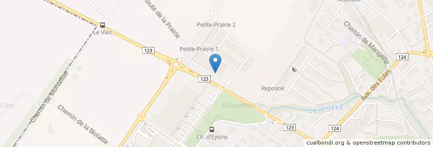 Mapa de ubicacion de Tartines & Co en 瑞士, Vaud, District De Nyon, Nyon.