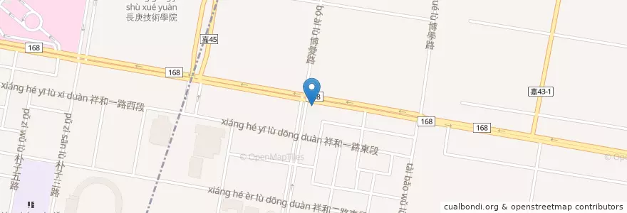 Mapa de ubicacion de McDonald's en Taïwan, Province De Taïwan, Comté De Chiayi, 太保市.