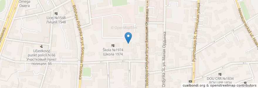 Mapa de ubicacion de Правда Кофе en Russie, District Fédéral Central, Moscou, Центральный Административный Округ.