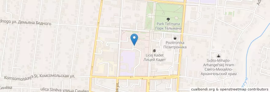 Mapa de ubicacion de «Сказка» en Russia, South Federal District, Krasnodar Krai, Krymsky District, Крымское Городское Поселение.