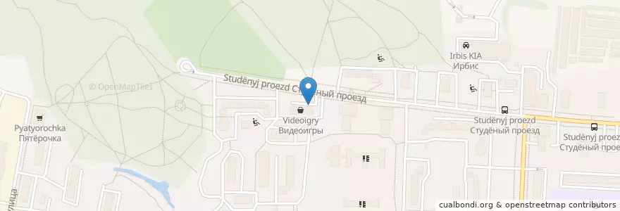 Mapa de ubicacion de СДЕК en Rússia, Distrito Federal Central, Москва, Северо-Восточный Административный Округ.