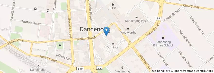Mapa de ubicacion de Viva La Vida en Avustralya, Victoria, City Of Greater Dandenong.