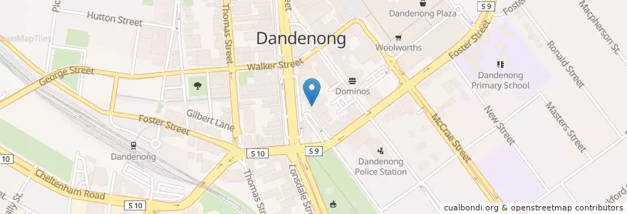 Mapa de ubicacion de Shahi Tadka en Australië, Victoria, City Of Greater Dandenong.