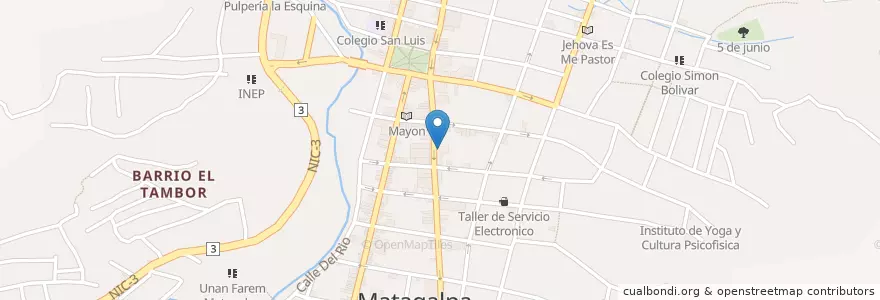 Mapa de ubicacion de Best computer en Nicarágua, Matagalpa, Matagalpa (Municipio).