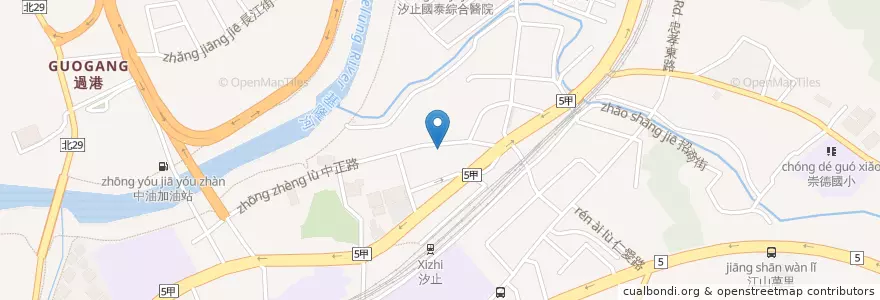 Mapa de ubicacion de 華南商業銀行 en Taiwan, Nuova Taipei, Xizhi.