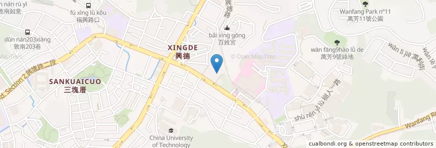 Mapa de ubicacion de 黃皮膚科珍所 en 타이완, 신베이 시, 타이베이시, 원산 구.