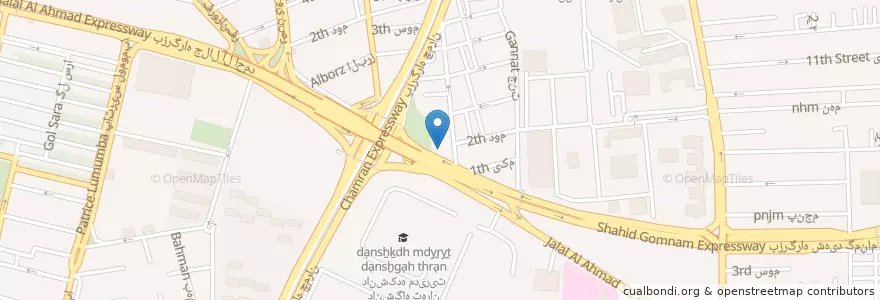 Mapa de ubicacion de مطب دکتر محمد میر en Иран, Тегеран, شهرستان تهران, Тегеран, بخش مرکزی شهرستان تهران.