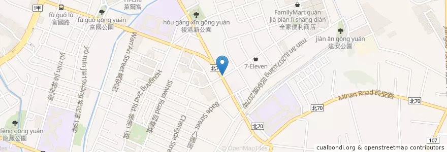 Mapa de ubicacion de 藍主任眼科 en تایوان, 新北市, 新莊區.