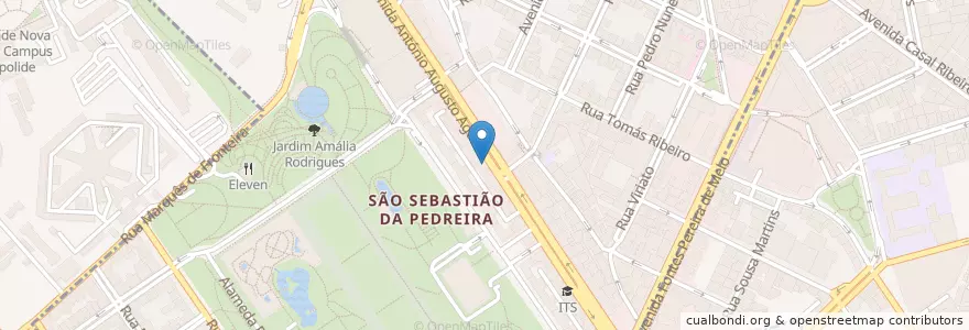 Mapa de ubicacion de Millennium bcp en Portogallo, Área Metropolitana De Lisboa, Lisbona, Grande Lisboa, Lisbona, Avenidas Novas.