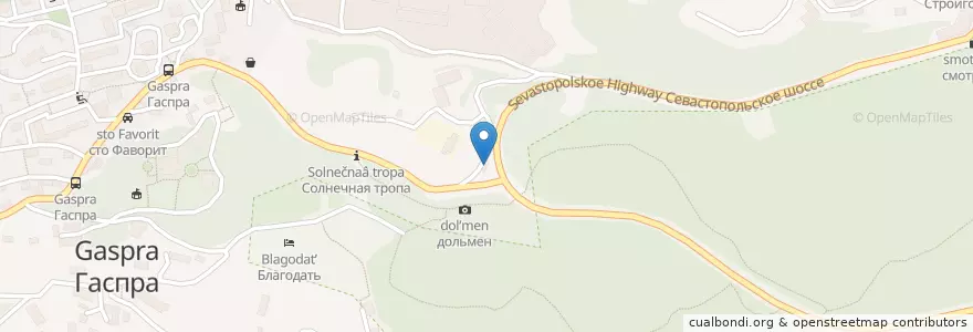 Mapa de ubicacion de ТЭС en Russia, South Federal District, Autonomous Republic Of Crimea, Republic Of Crimea, Yalta City Municipality, Городской Округ Ялта.