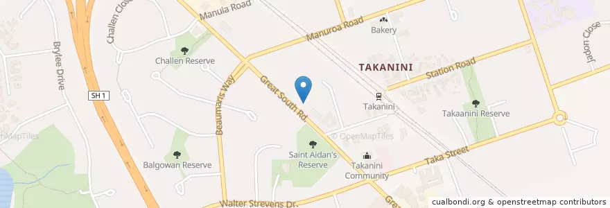 Mapa de ubicacion de Conifer Grove Medical Centre en New Zealand / Aotearoa, Auckland, Papakura.