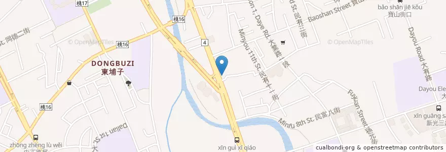 Mapa de ubicacion de 小蒙牛 en Taiwan, 桃園市, 桃園區.