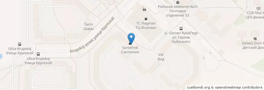 Mapa de ubicacion de жигулев en روسيا, Северо-Западный Федеральный Округ, Мурманская Область, Городской Округ Мурманск.