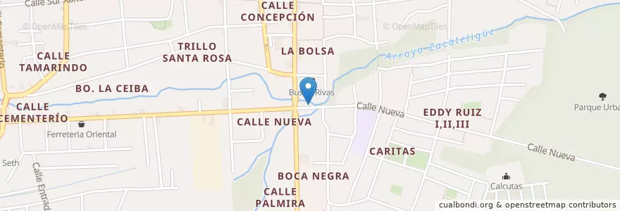 Mapa de ubicacion de Bus to Rivas en Nicarágua, Granada, Granada (Municipio).