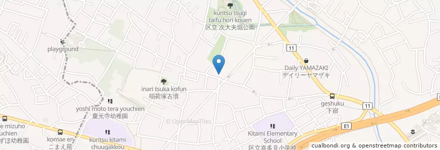 Mapa de ubicacion de 天台宗 知行院 en Japon, Tokyo, 世田谷区.