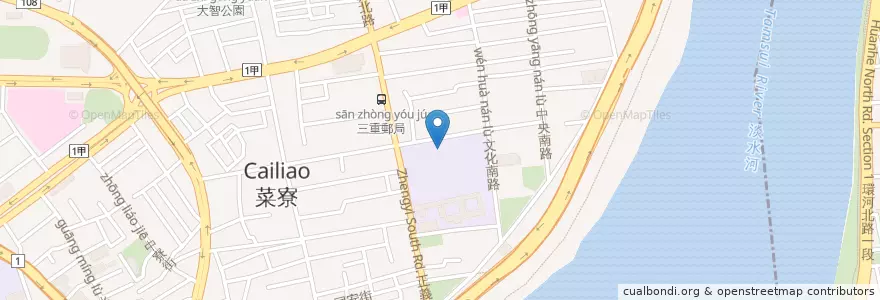 Mapa de ubicacion de 光興國小地下停車場 en Tayvan, 新北市.