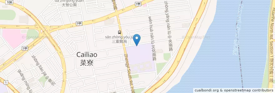 Mapa de ubicacion de 光興國小地下停車場 en Taiwán, Nuevo Taipéi.