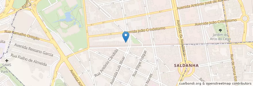 Mapa de ubicacion de Millennium bcp en Portugal, Área Metropolitana De Lisboa, Lisboa, Grande Lisboa, Lisboa, Avenidas Novas.