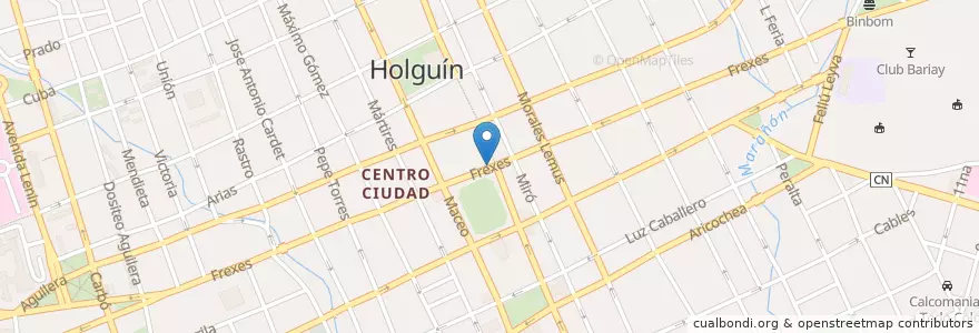Mapa de ubicacion de Casa de la Música en Küba, Holguín, Holguín.