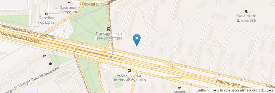 Mapa de ubicacion de Детская библиотека ЦБС №1 en Russia, Central Federal District, Moscow, South-Eastern Administrative Okrug, Kuzminki District.