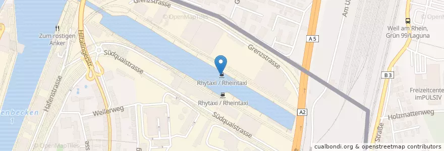 Mapa de ubicacion de Rhytaxi / Rheintaxi en Almanya.