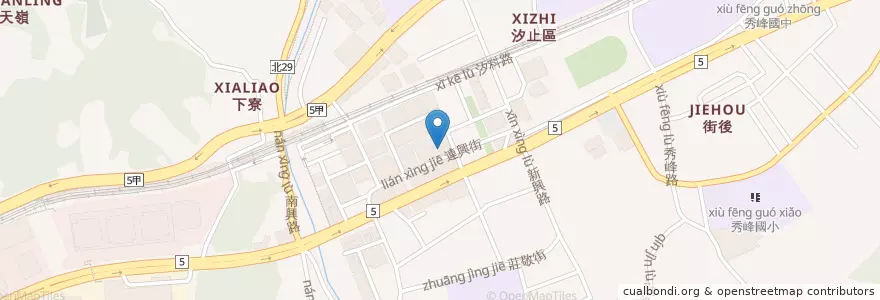 Mapa de ubicacion de 佳德中醫診所 en تايوان, تايبيه الجديدة, 汐止區.