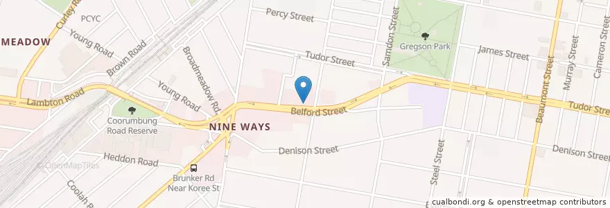 Mapa de ubicacion de Little French Cafe en オーストラリア, ニューサウスウェールズ, Newcastle City Council, Newcastle-Maitland.