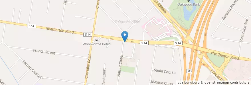 Mapa de ubicacion de Noble Park Endoscopy Centre en オーストラリア, ビクトリア, City Of Greater Dandenong.
