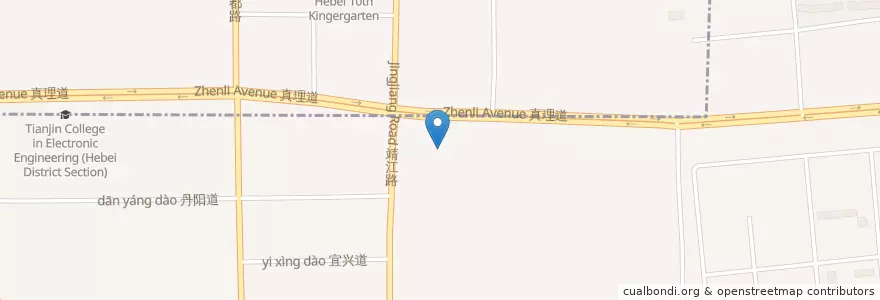 Mapa de ubicacion de 车辆管理所 en Cina, Tientsin, Hebei, 河东区 (Hedong).