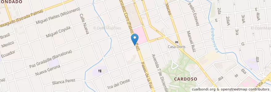 Mapa de ubicacion de La Quinta en کوبا, Villa Clara, Santa Clara, Ciudad De Santa Clara.